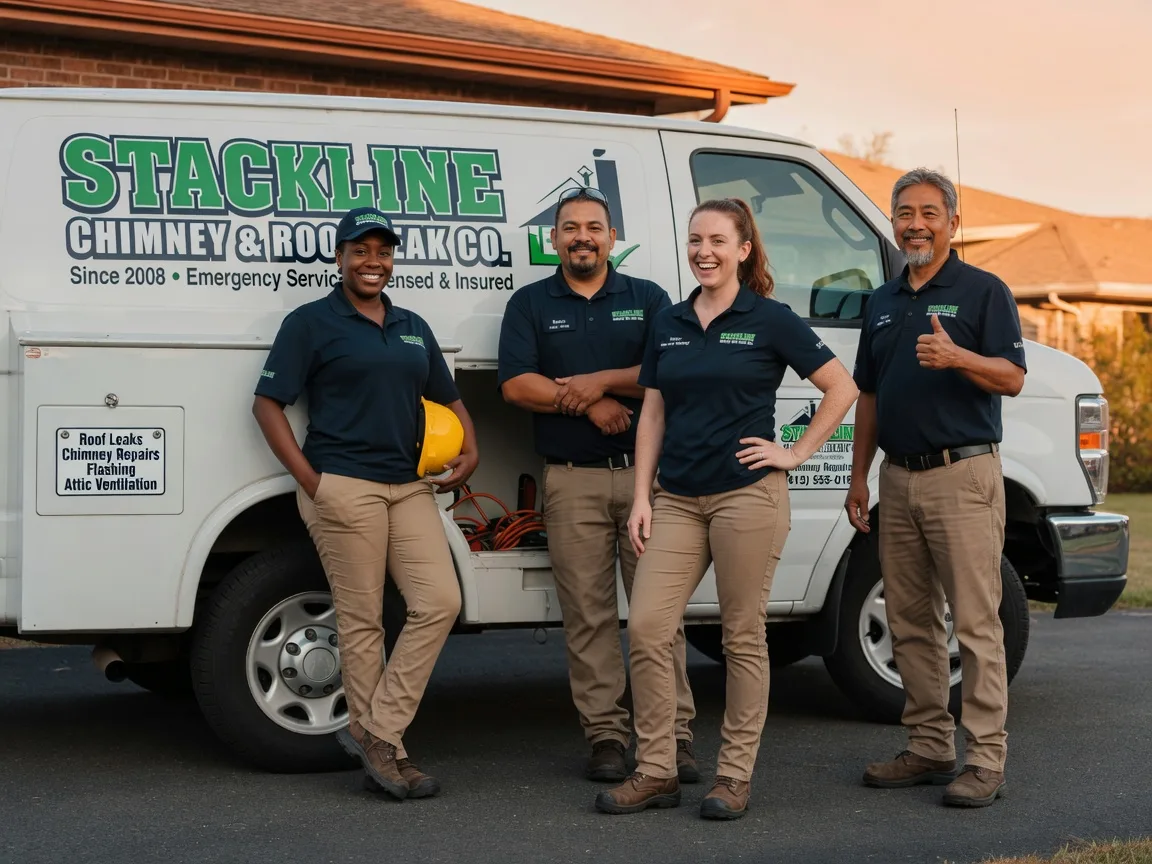Chimney flashing repair company in Knotts Island, NC